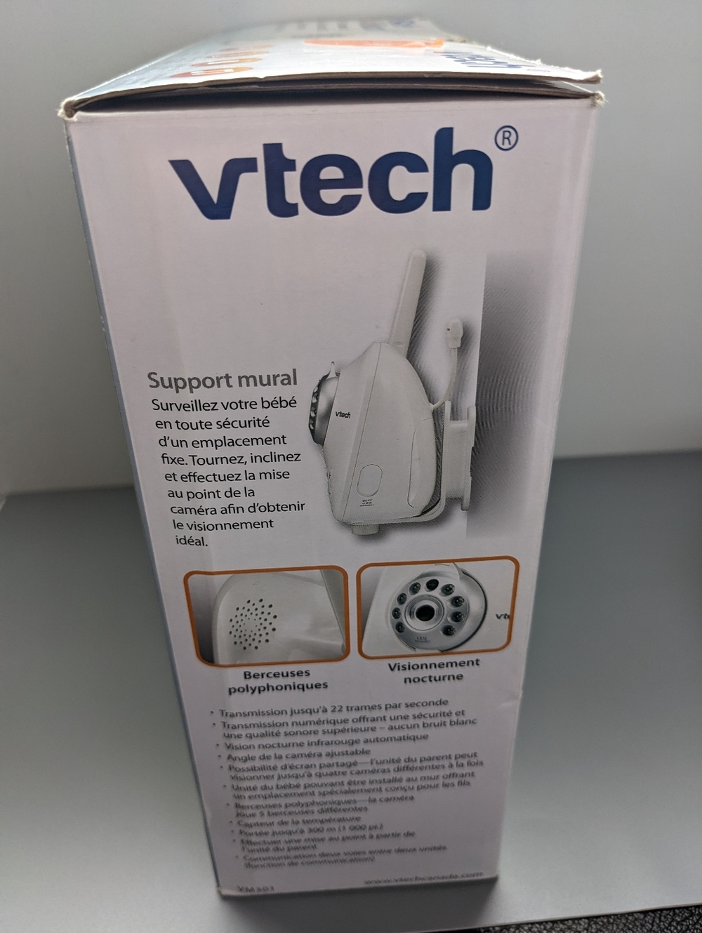 Vtech Safe And Sound VM301 Add On Camera Complete In Box Tested Excellent - Picture 2 of 5